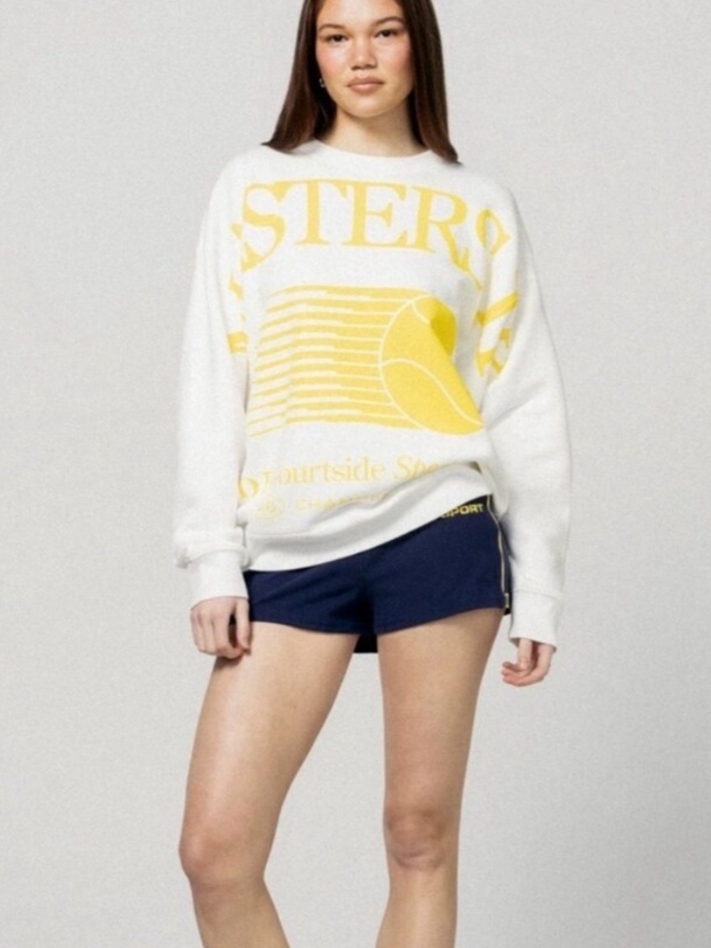 Dairy Boy Masters 1k Crewneck Sweatshirt White & Yellow Size Large NWOT